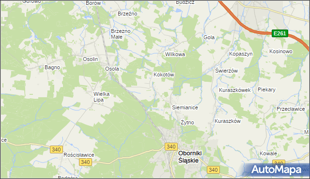 mapa Morzęcin Wielki, Morzęcin Wielki na mapie Targeo