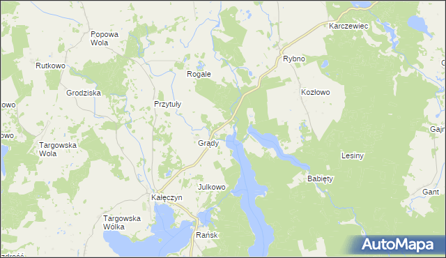 mapa Śledzie gmina Dźwierzuty, Śledzie gmina Dźwierzuty na mapie Targeo