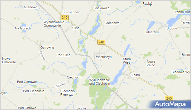 mapa Piastoszyn, Piastoszyn na mapie Targeo