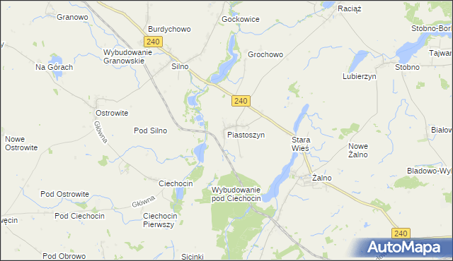 mapa Piastoszyn, Piastoszyn na mapie Targeo