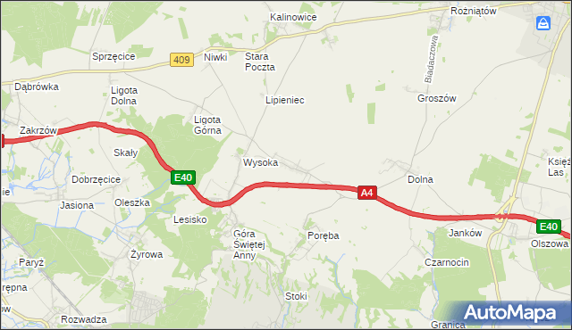 mapa Kadłubiec, Kadłubiec na mapie Targeo