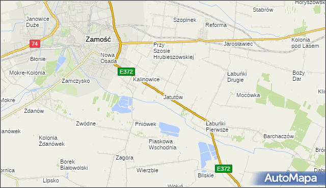 mapa Jatutów, Jatutów na mapie Targeo