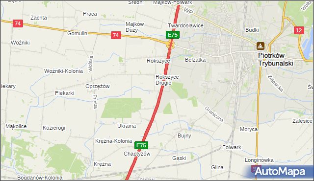 mapa Kargał-Las, Kargał-Las na mapie Targeo