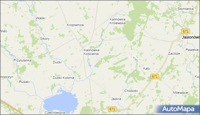 mapa Ogrodniki gmina Knyszyn, Ogrodniki gmina Knyszyn na mapie Targeo