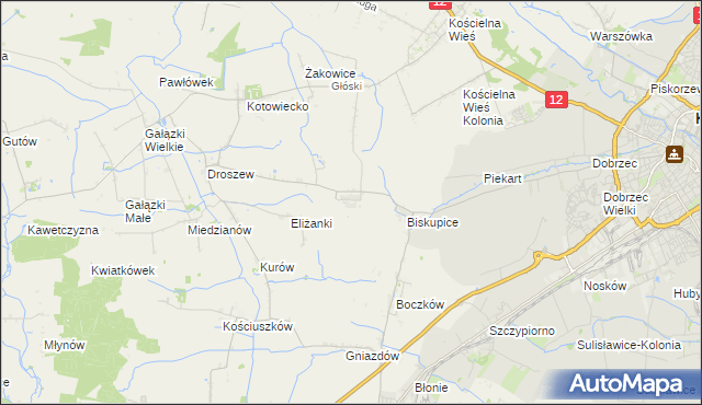 mapa Trkusów, Trkusów na mapie Targeo