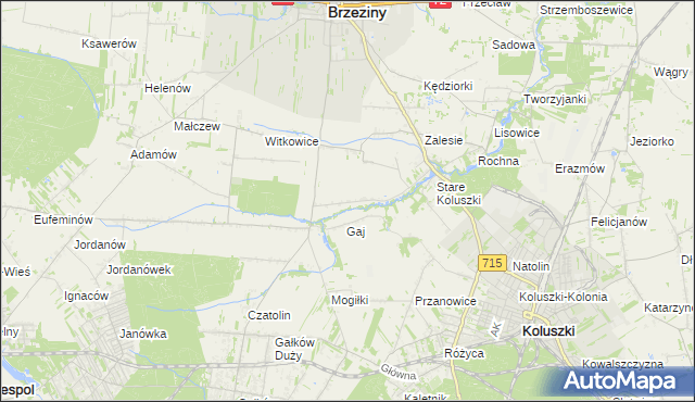 mapa Przanówka, Przanówka na mapie Targeo