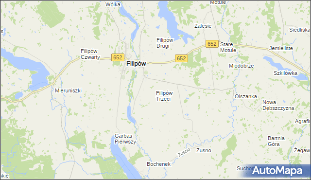mapa Filipów Trzeci, Filipów Trzeci na mapie Targeo