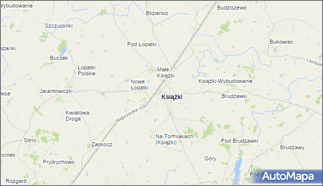 mapa Książki, Książki na mapie Targeo