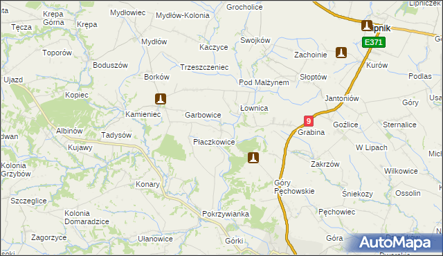 mapa Beradz, Beradz na mapie Targeo