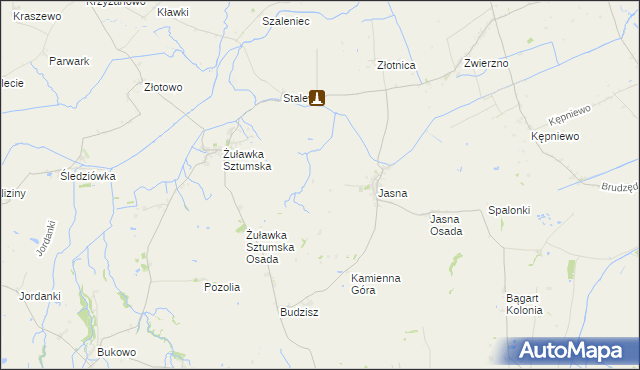 mapa Chartowo gmina Dzierzgoń, Chartowo gmina Dzierzgoń na mapie Targeo