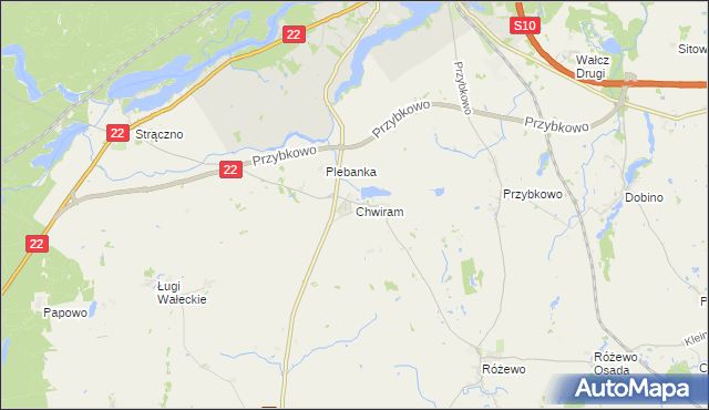 mapa Chwiram, Chwiram na mapie Targeo