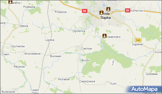 mapa Ciechów, Ciechów na mapie Targeo