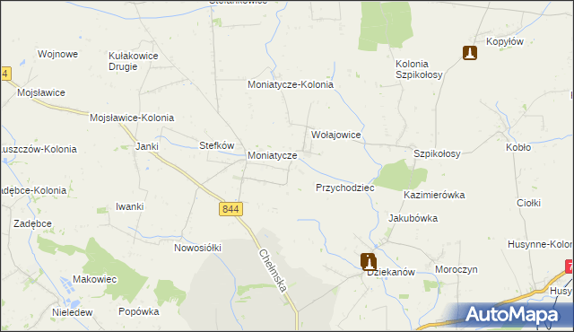 mapa Czortowice, Czortowice na mapie Targeo