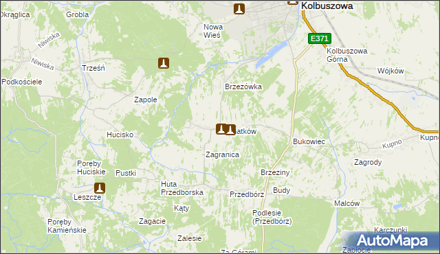 mapa Domatków, Domatków na mapie Targeo