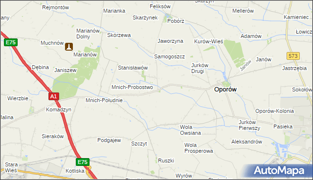 mapa Golędzkie, Golędzkie na mapie Targeo