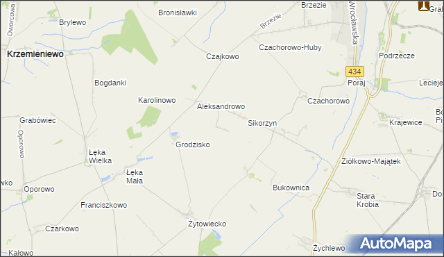 mapa Huby Pijanowskie, Huby Pijanowskie na mapie Targeo