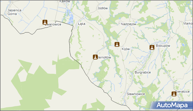 mapa Jarnołtów gmina Otmuchów, Jarnołtów gmina Otmuchów na mapie Targeo