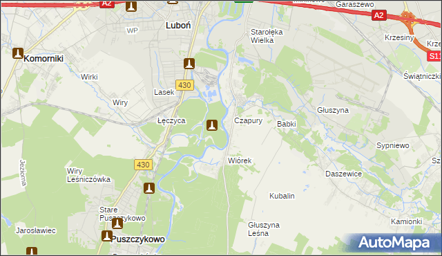 mapa Kątnik, Kątnik na mapie Targeo