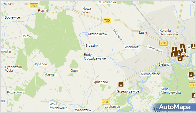 mapa Kazimierków, Kazimierków na mapie Targeo