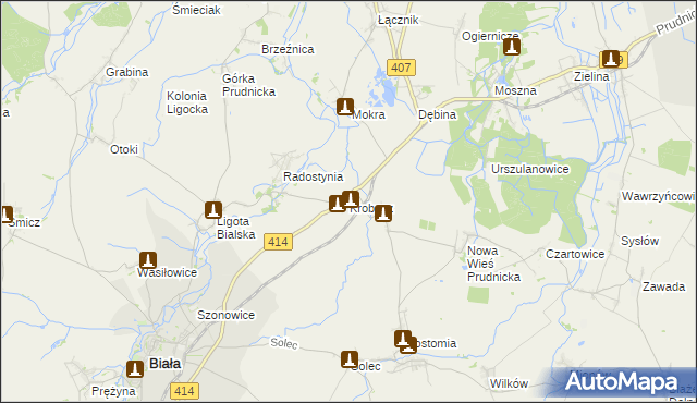 mapa Krobusz, Krobusz na mapie Targeo