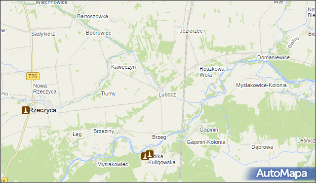 mapa Lubocz, Lubocz na mapie Targeo