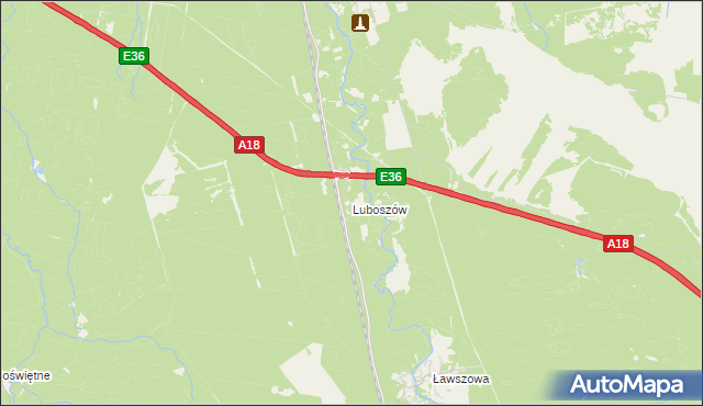 mapa Luboszów, Luboszów na mapie Targeo