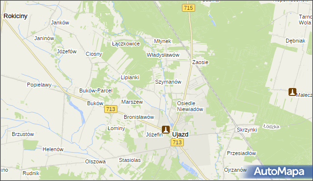 mapa Niewiadów PGR, Niewiadów PGR na mapie Targeo