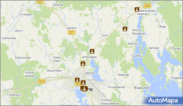 mapa Plebania Wólka, Plebania Wólka na mapie Targeo