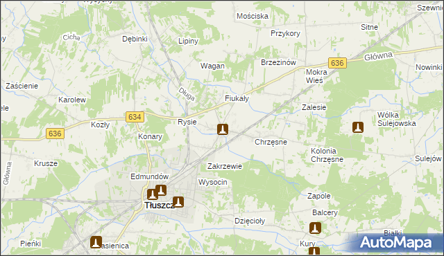 mapa Postoliska, Postoliska na mapie Targeo