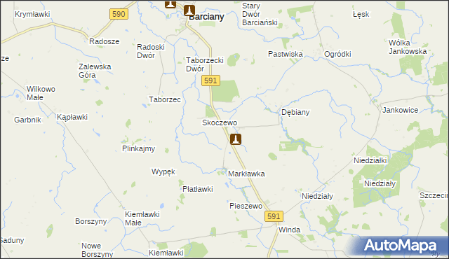 mapa Rodele, Rodele na mapie Targeo