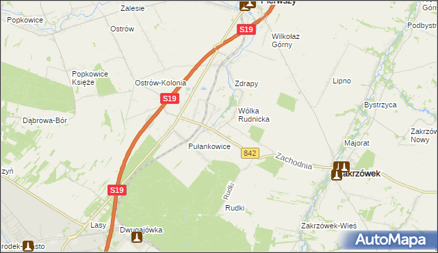 mapa Rudnik Szlachecki, Rudnik Szlachecki na mapie Targeo