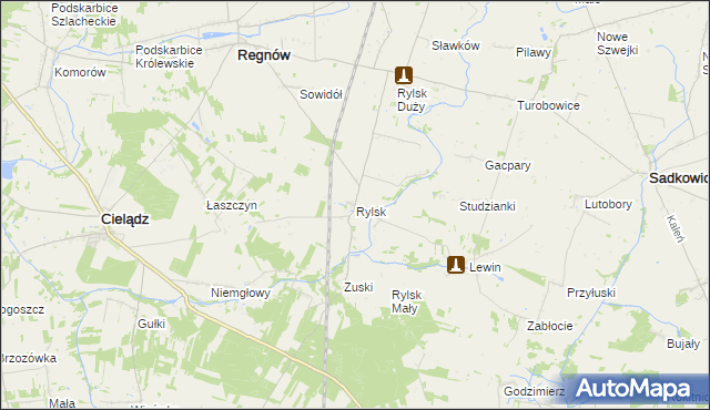 mapa Rylsk, Rylsk na mapie Targeo