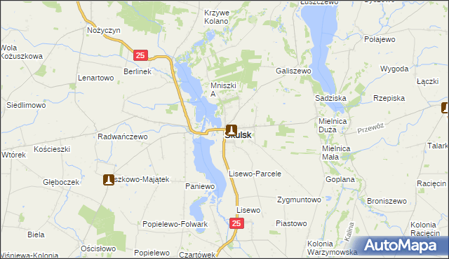 mapa Skulsk, Skulsk na mapie Targeo