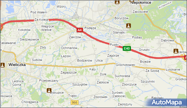 mapa Słomiróg, Słomiróg na mapie Targeo