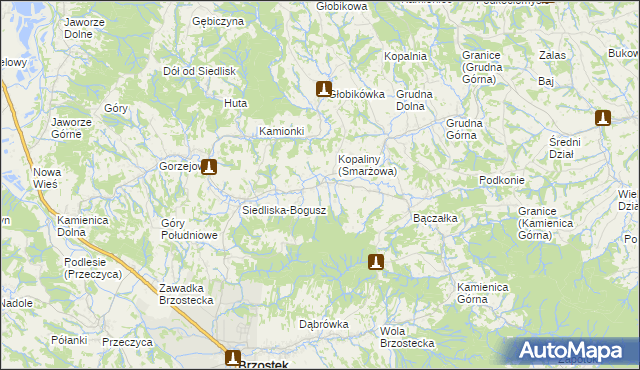 mapa Smarżowa, Smarżowa na mapie Targeo