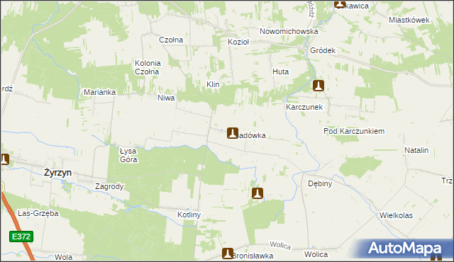 mapa Śniadówka, Śniadówka na mapie Targeo