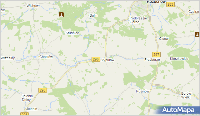 mapa Stypułów, Stypułów na mapie Targeo