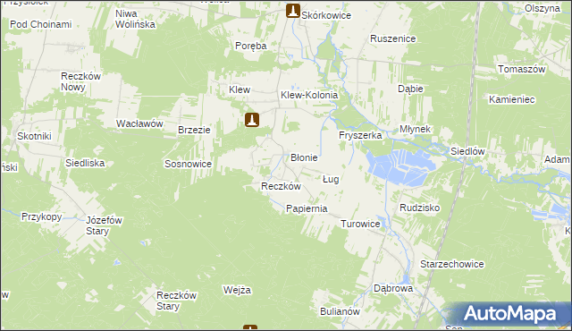 mapa Sulborowice, Sulborowice na mapie Targeo