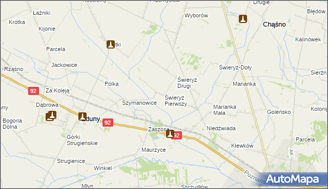 mapa Świeryż Pierwszy, Świeryż Pierwszy na mapie Targeo