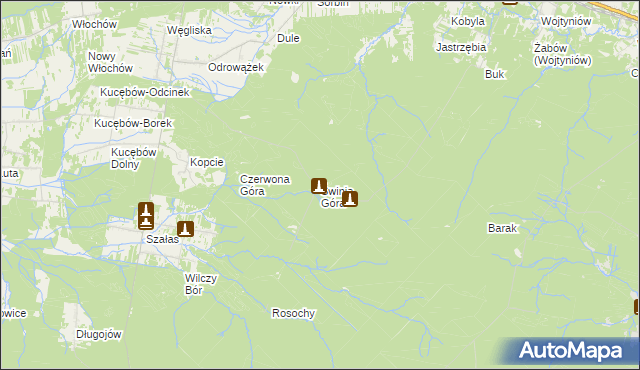 mapa Świnia Góra, Świnia Góra na mapie Targeo