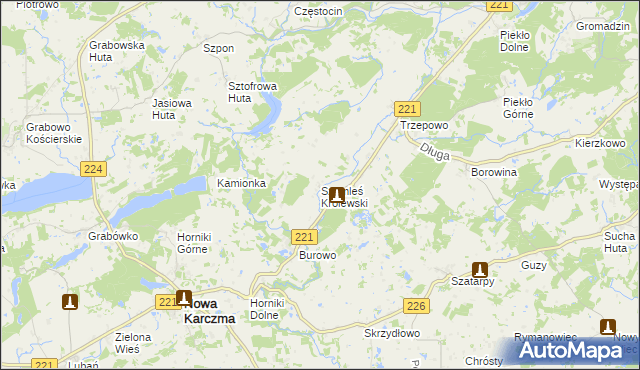 mapa Szumleś Królewski, Szumleś Królewski na mapie Targeo