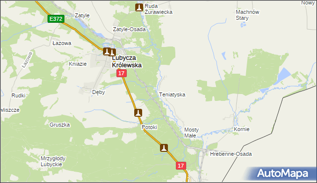 mapa Teniatyska, Teniatyska na mapie Targeo