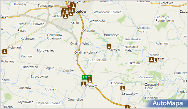 mapa Tudorów, Tudorów na mapie Targeo