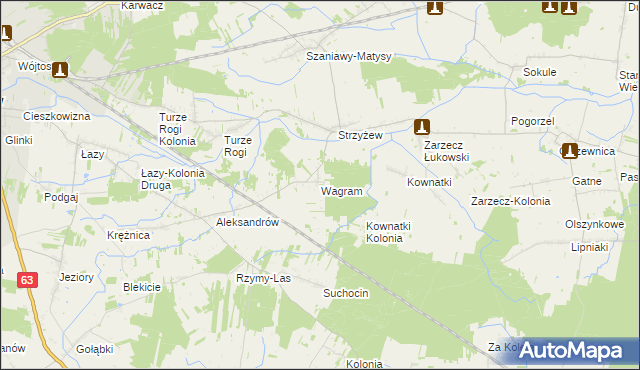 mapa Wagram, Wagram na mapie Targeo