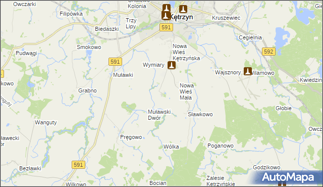 mapa Windykajmy, Windykajmy na mapie Targeo