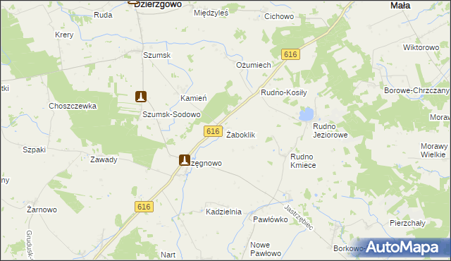 mapa Żaboklik, Żaboklik na mapie Targeo