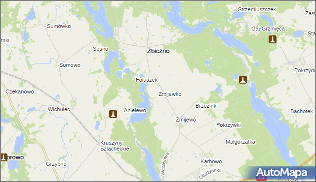 mapa Żmijewko, Żmijewko na mapie Targeo