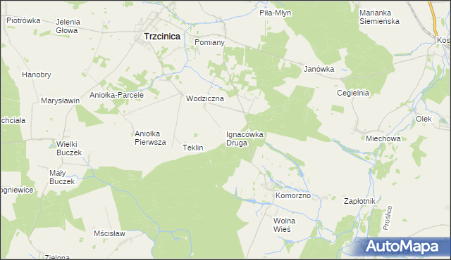 mapa Ignacówka Druga, Ignacówka Druga na mapie Targeo