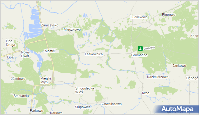 mapa Nowa Wieś Notecka, Nowa Wieś Notecka na mapie Targeo