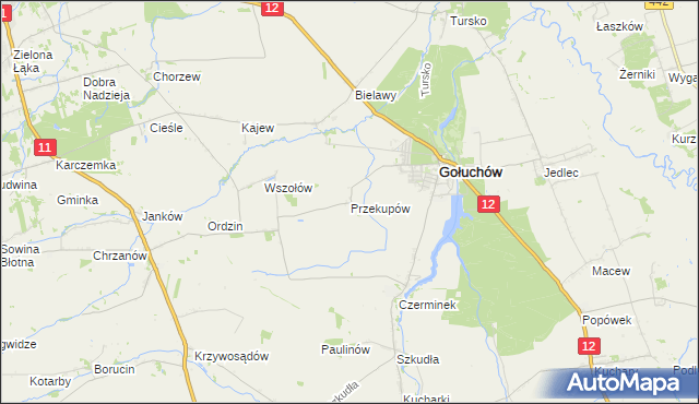 mapa Przekupów, Przekupów na mapie Targeo